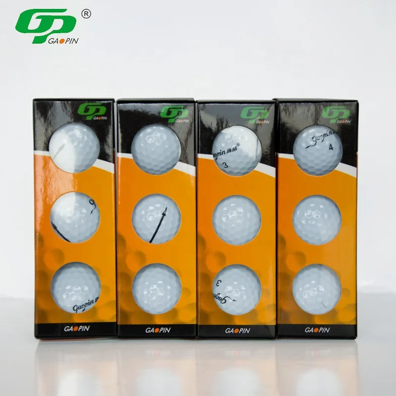 Top Quality Durable 2 Piece Golf Balls Free Sample Long Distance Golf Practice Ball Custom Logo Golf Range Balls