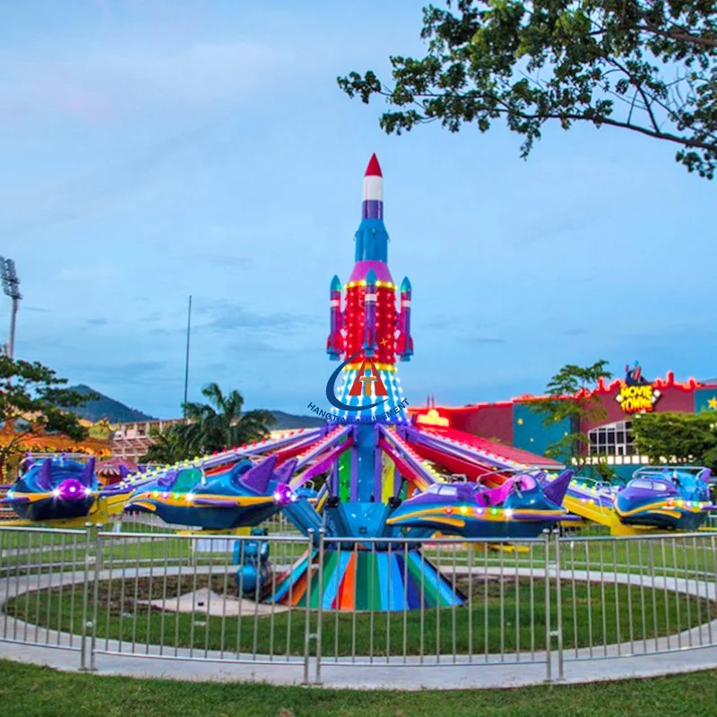Amusement and theme park companies equipment attraction park plan self control aircraft for kids