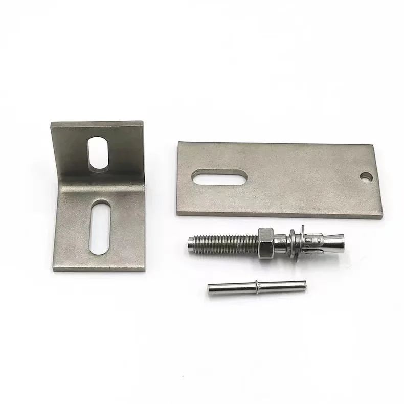 Dry Granite Stone Clamp Curtain Wall Fittings L Anchor