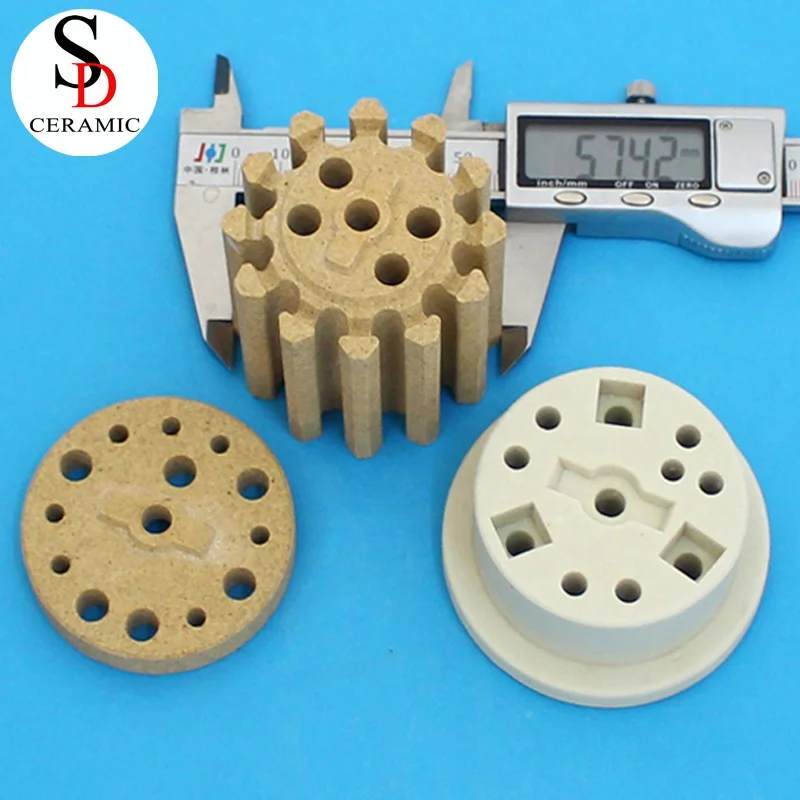 Manufacturer high heat resistance electrical c520 ceramic cordierite porcelain bobbin