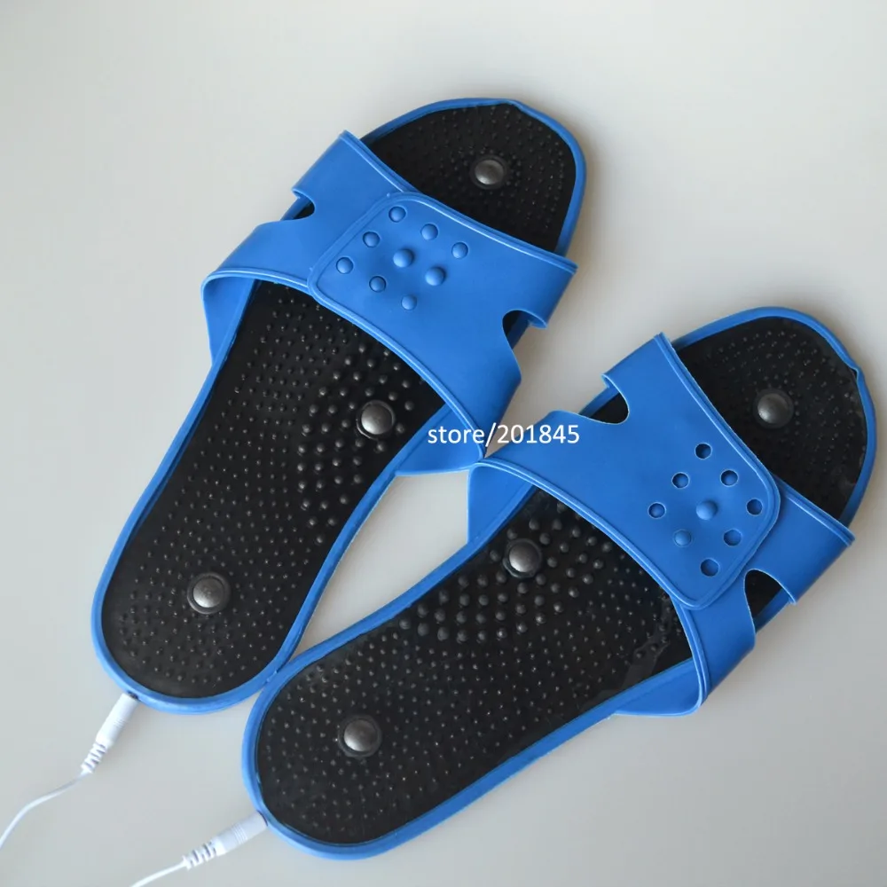 Blue Foot Electrotherapy Slipper Massager feet Acupuncture Stimulate Muscle