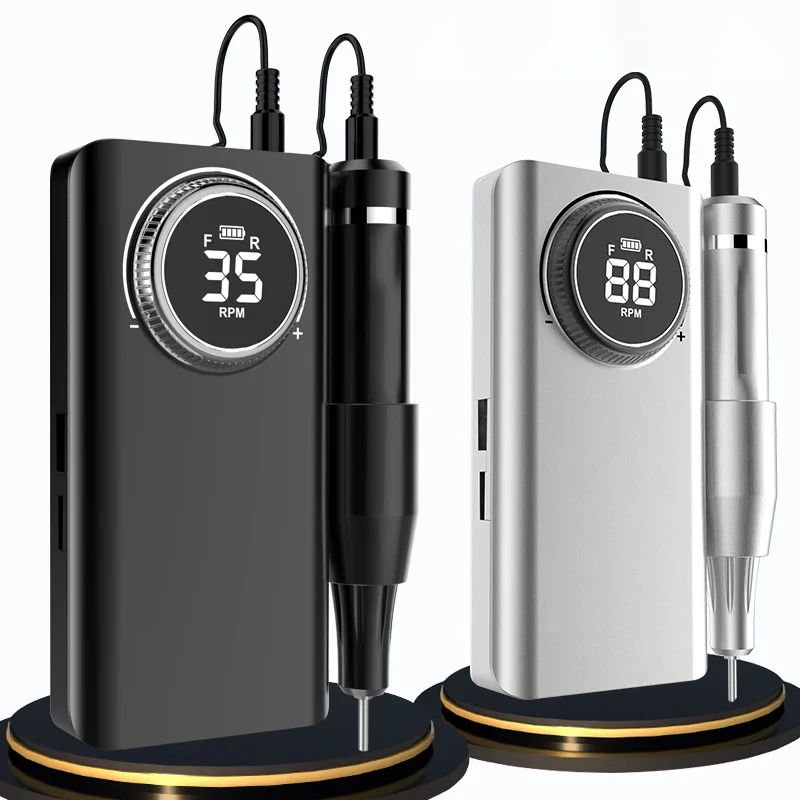 2022 Новое поступление портативная машинка для маникюра usb 350000 об/мин профессиональная портативная электрическая дрель для ногтей для салона