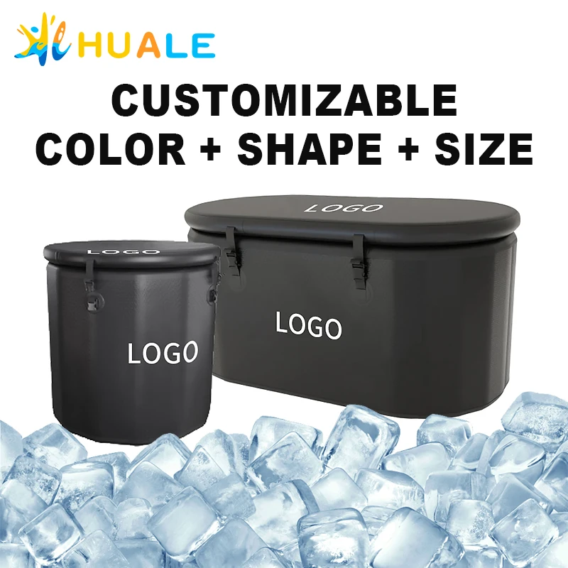 Factory Wholesale Oem Recovery Inflatable Portable Cold Insulated Hot Plunge Bath Icetub Pot Tub Ice Bath With Cooling System