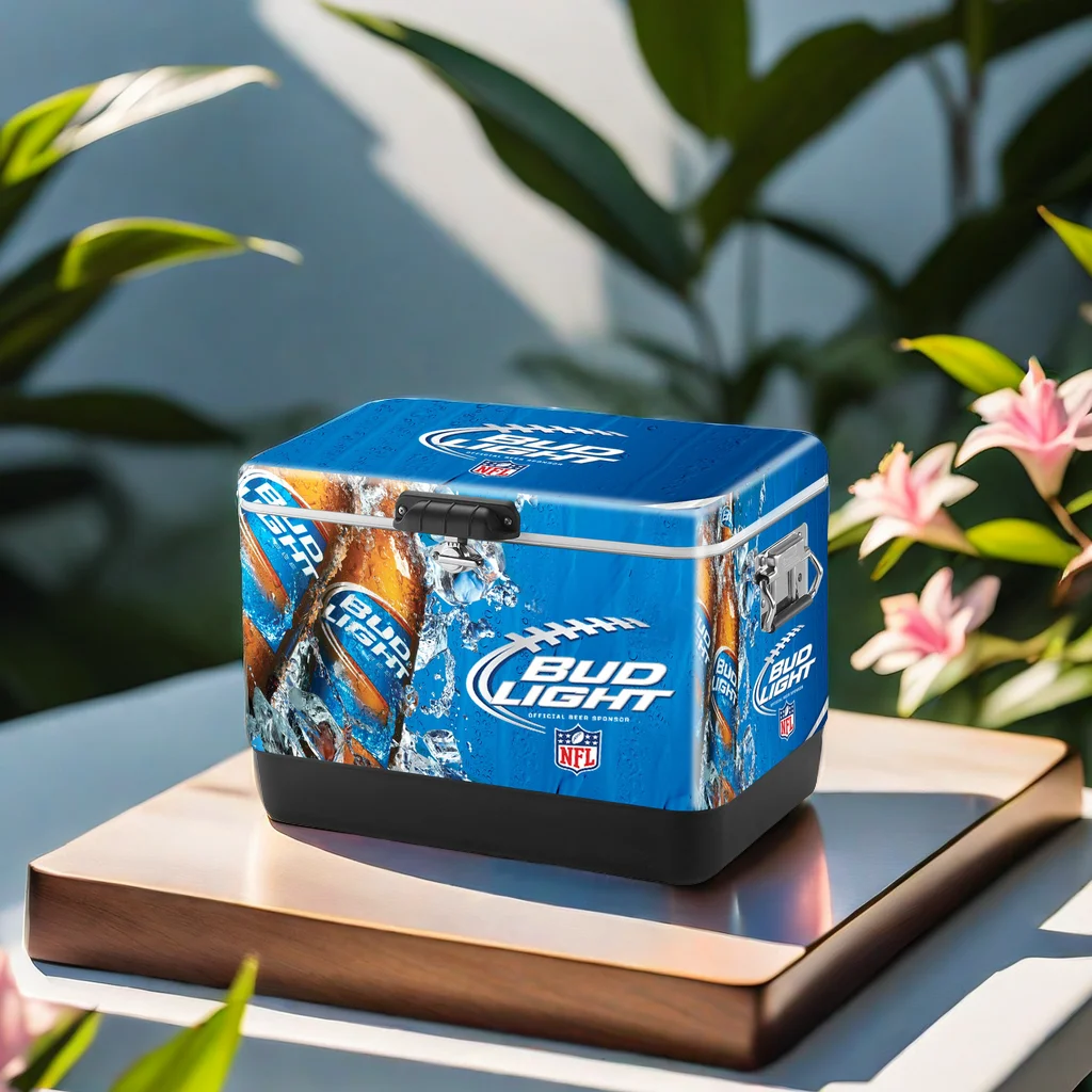 Corona 53L Beer Cooler Box Stainless Steel Camping Metal Vintage Customized Square Buckets, Coolers & Holders Sustainable 51L