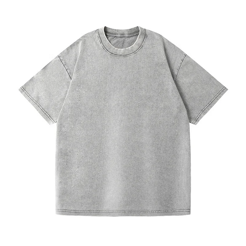 Heavyweight Custom Vintage Washed Unisex Blank Oversized T-Shirt