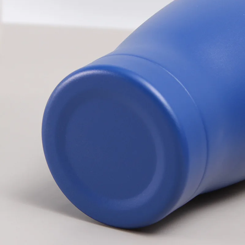 Wholesale Custom Luxury 350ML Wrapped Frosted Double Wall Blank Navy Blue Champagne Drink Tumbler Cups