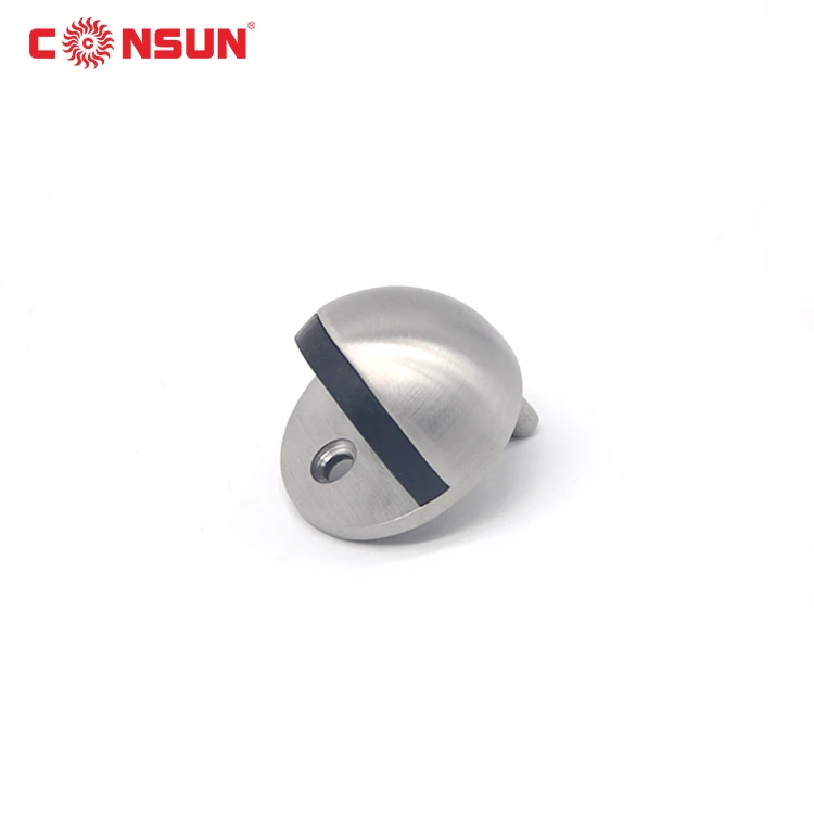 Furniture Hardware Half Moon Stainless Steel 304 Rubber Door