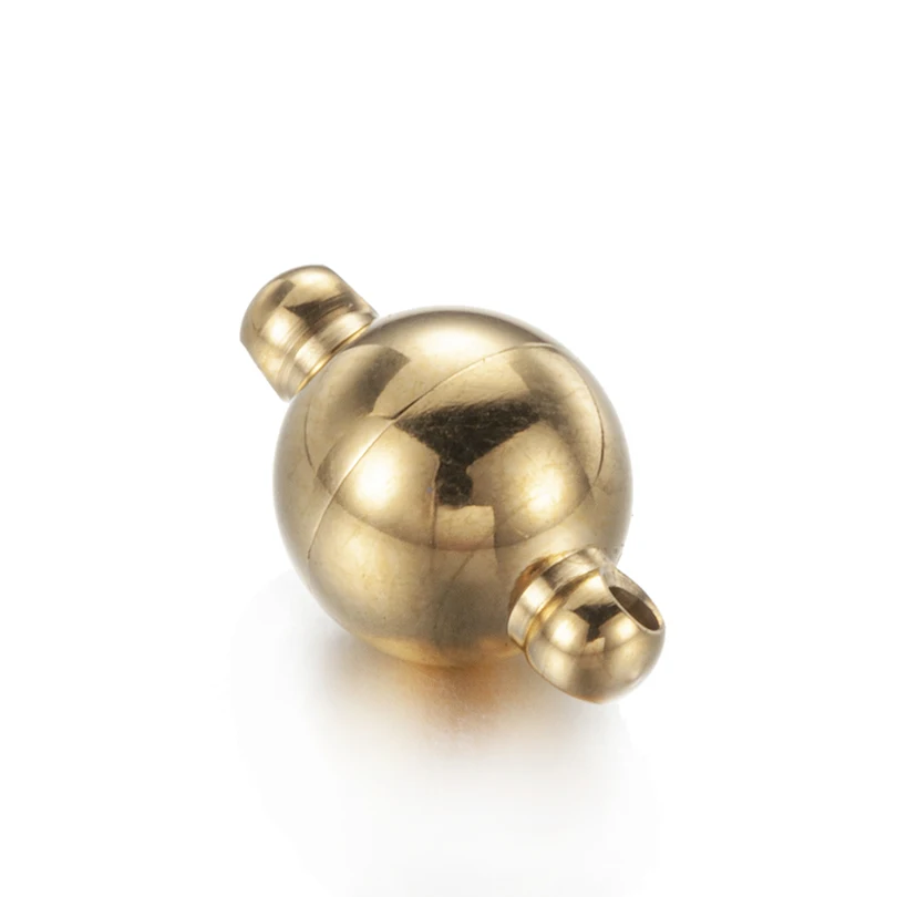 Magnetic Clasps Round Ball Clasp for DIY Necklace Bracelet Jewelry Making Stainless Steel Beads