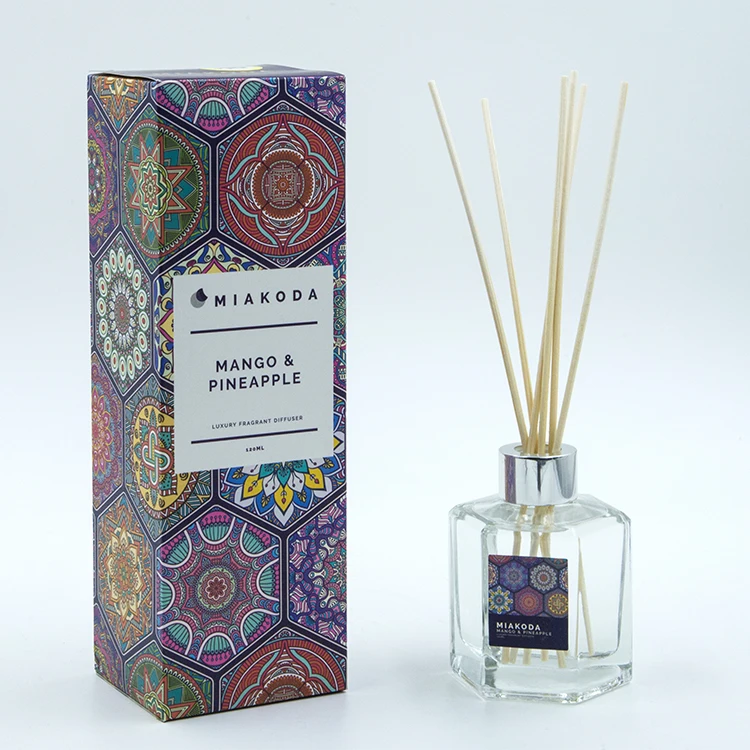 Home Decorative Aromatherapy Aroma Reed Diffuser Diffuser Reed Stick Empty Reed Diffuser Glass Bottles