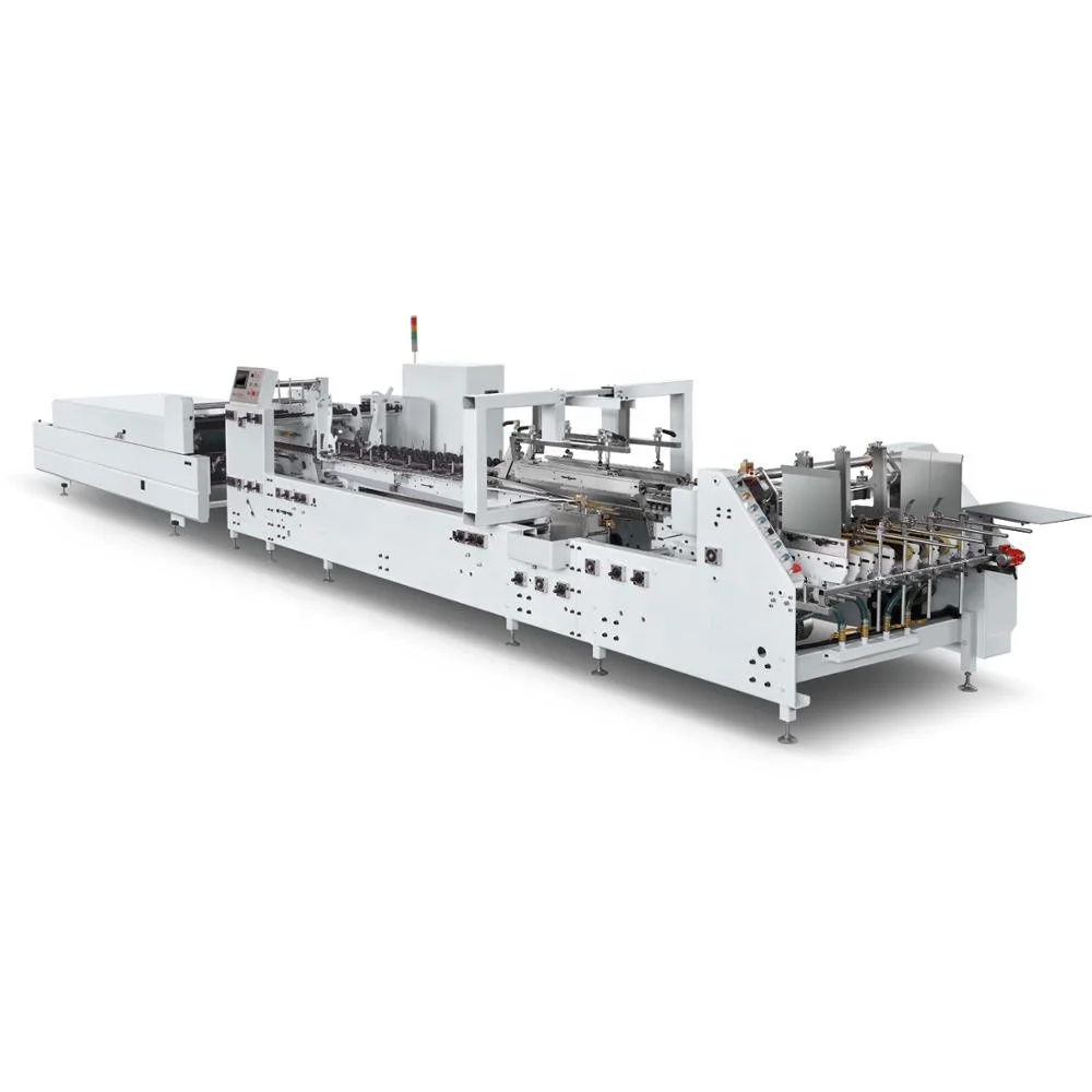 Manually folded carton packaging glue machine for standard box double sides box