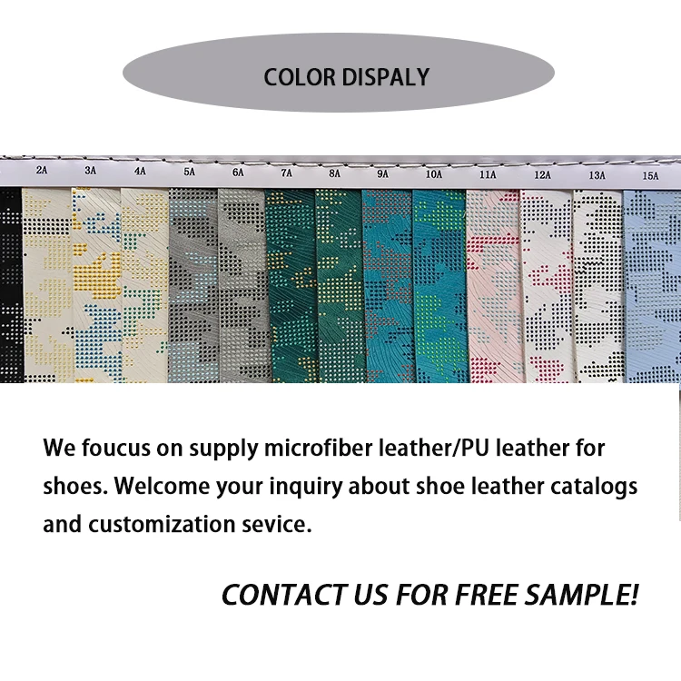 Synthetic PU Faux Leather Fabric Aurora Color PU Leather for Making Shoes