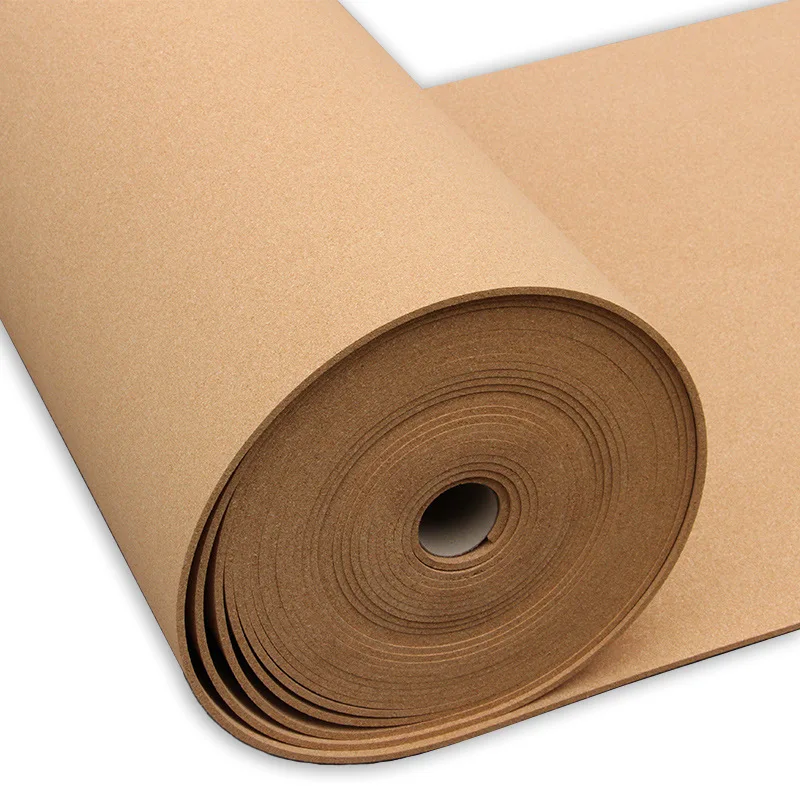 Factory Wholesale Nature Color Portugal Imported Cork Roll High Quality Cork Sheet Rolls Cork Board For Wall or Floor