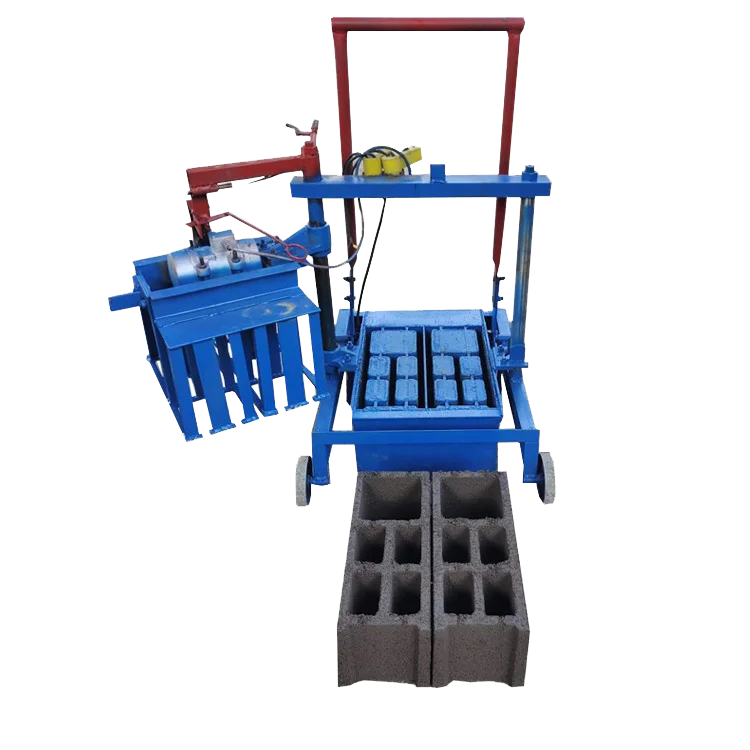 2-45 mini brick making machine 110/220/380v mobile concrete brick machine