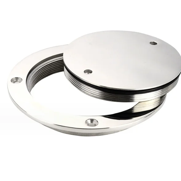 Aleader 316 stainless steel deck3-inch 4-inch Wholesale price of Chinese factories hole cover yacht accessories marine