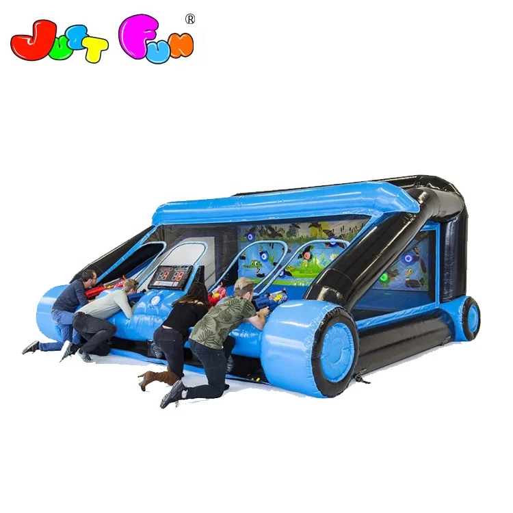 Горячая Распродажа надувная Интерактивная спортивная игра IPS надувные игровые галереи стрельбы для