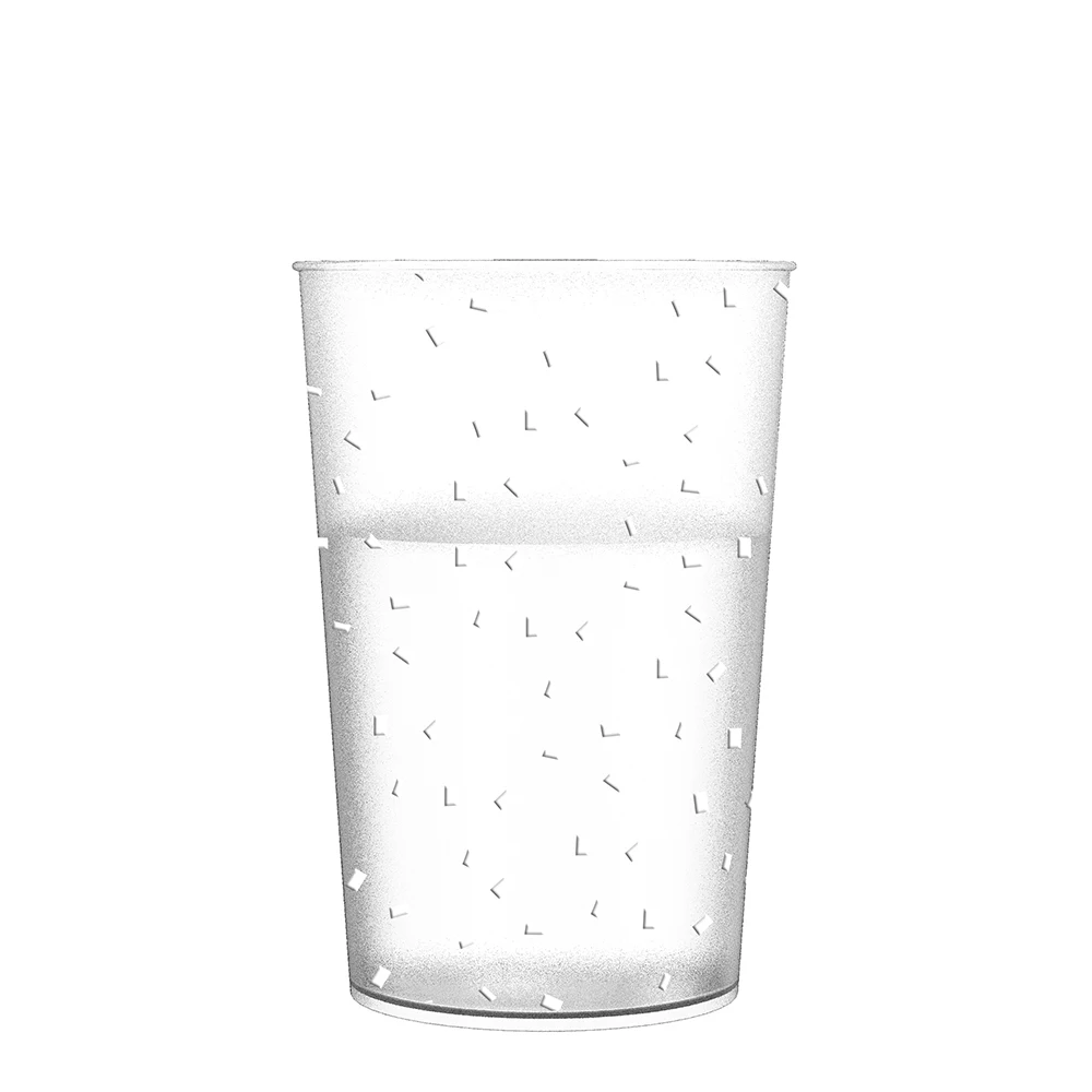 Custom new reusable cold temperature coffee drinking magic sublimation Bpa free color changing cups plastic tumbler