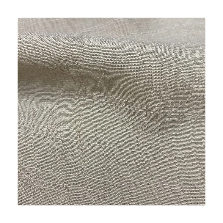 Wholesale Suppliers Hot Design Polyester Slub Rayon Fabrics Woven Clothing Fabric Samples