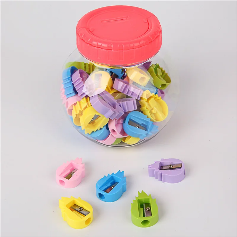 Прямо с фабрики продажа забавных милых механических точилок для карандашей с одним отверстием Детские точилки для карандашей