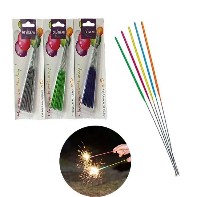Birthday fireworks indoor wedding number heart shaped sparklers