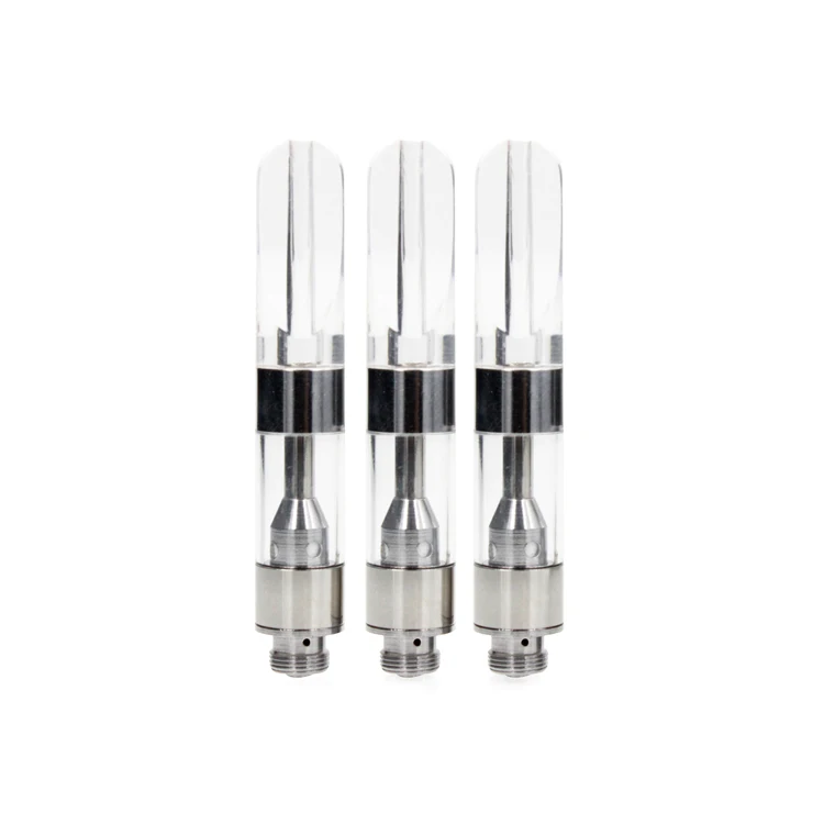 Vape Cartridges plastic Thick Vape Cartridge Atomizer Vape Pens 0.5ml 1ml 510 Thread ceramic Coil wholesale Empty Tanks