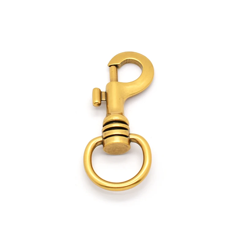 High Quality Leather Accessories Old Gold Metal Swivel Snap  Hook for bag