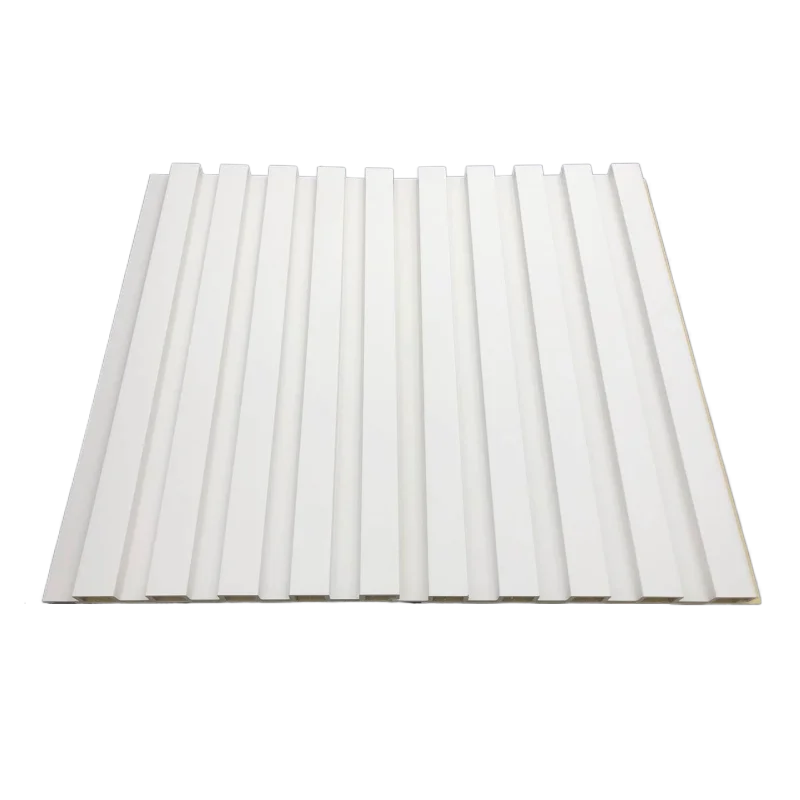 whole house design fashion modern style fluted wall sheet collocating with flat wall boards wpc wall panel