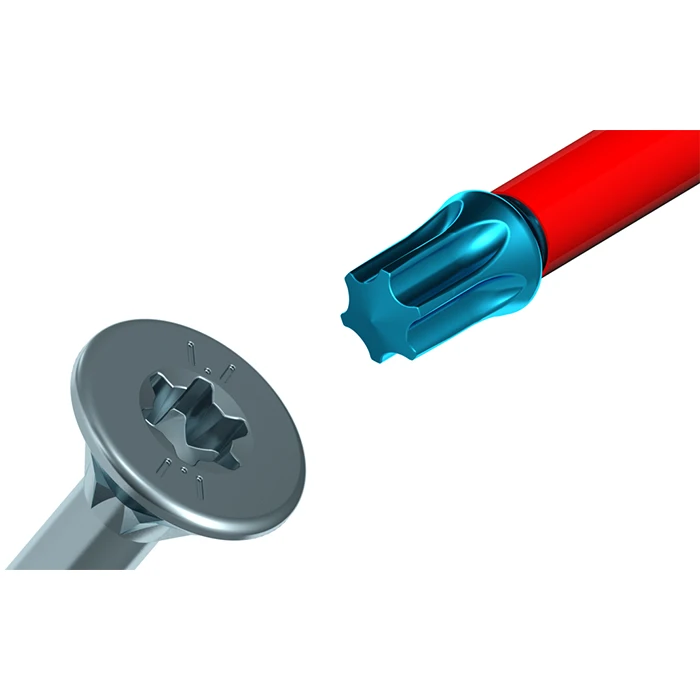 Популярная оптовая продажа, крепежные болты с плоской головкой из стали с серым покрытием #10x3 1/2 бит