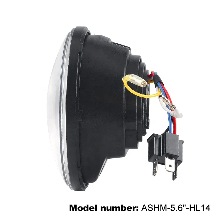 Высокое качество 50 Вт 3300lm 5.75inch12v 24 В круглый светодиодные фары для мотоцикла с