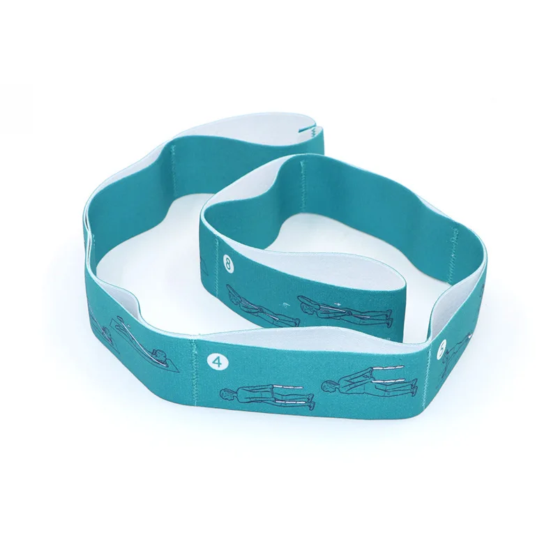 Custom Logo Elastic Exercise Workout Bands Stretch Fabric Booty Band Gym Fitness Resistance Loop Yoga Band