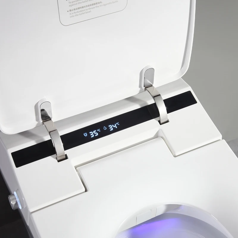 High standard hygienic one piece floor mount smart clean hygiene sanitising toilet