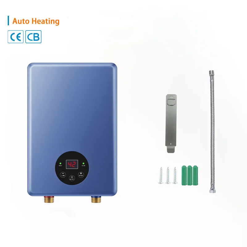 Economical Heating Portable Wall Installation Instant Electric Shower thermostat for water heater To House