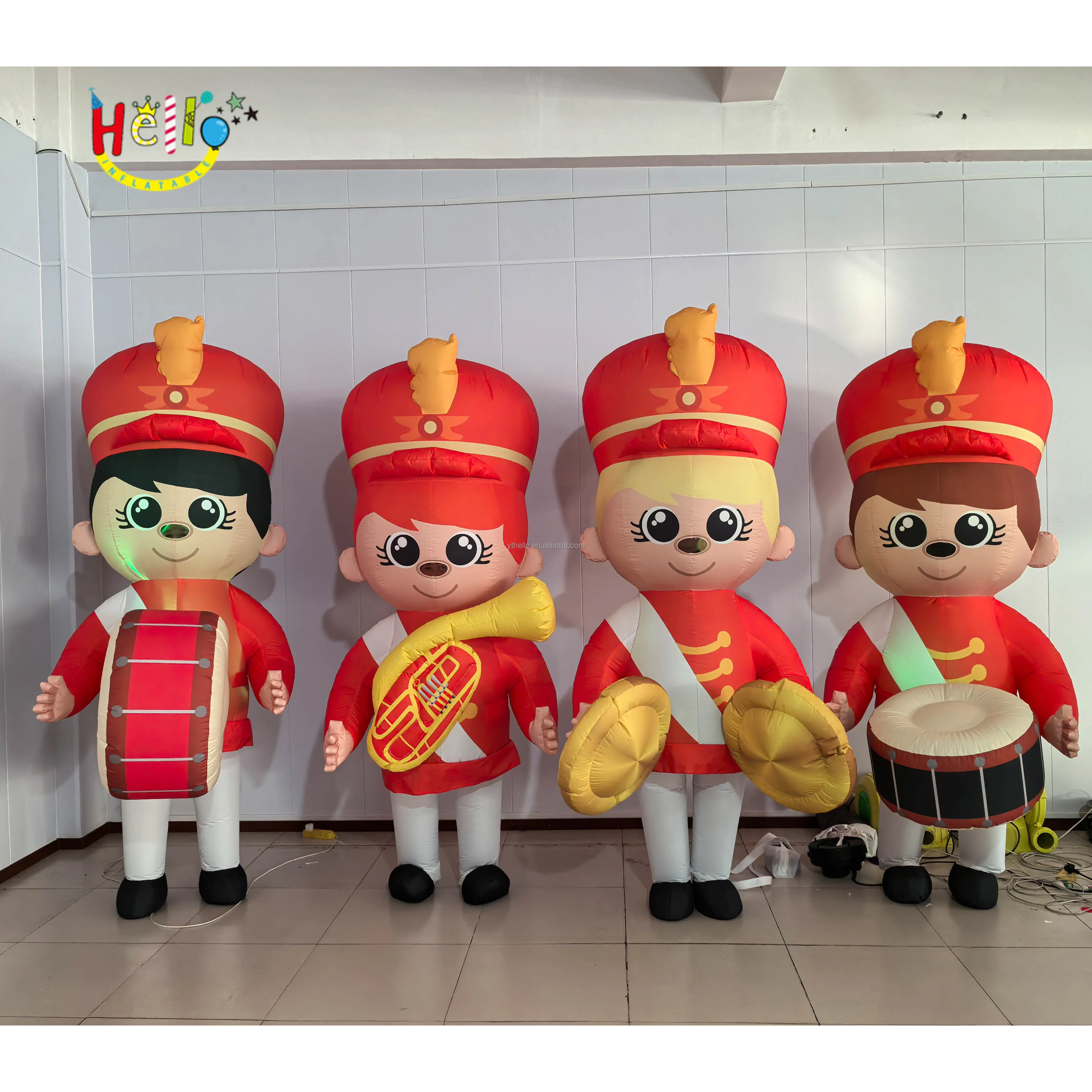 Festival City Parade Event Walking Inflatable Charater Costume Inflatable Band Walking Costume