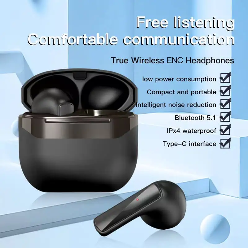 New AIR1 BT Earphone TWS Wireless Headphones Touch Control HiFi Music Earbuds Sport Gaming Handsfree Headset for Smart Phones