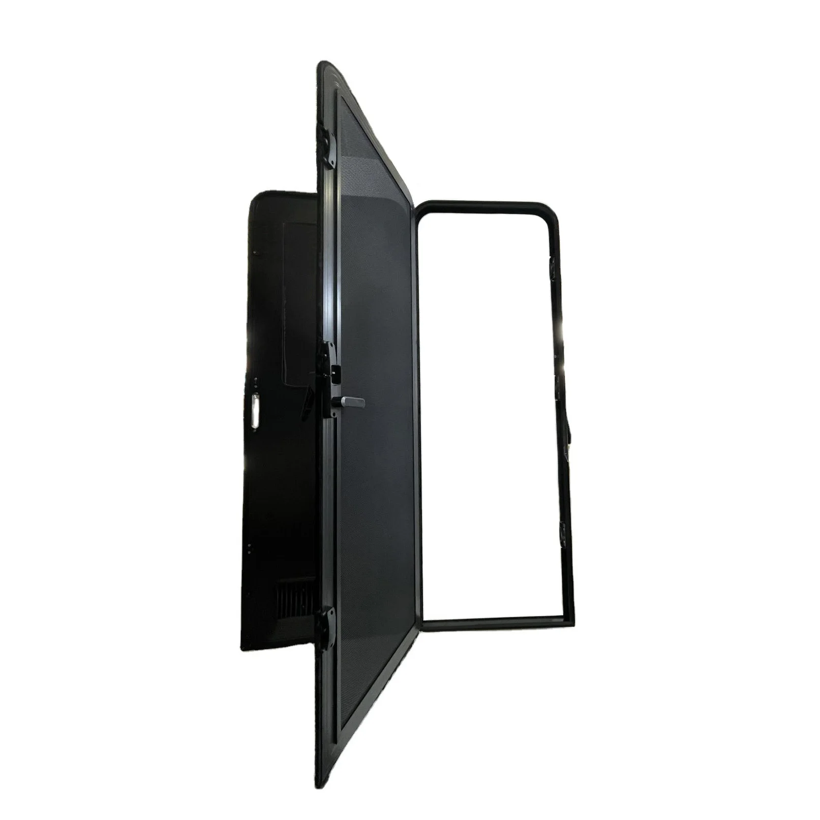 Black Alloy Caravan Door RV door Motorhome door with 3 point lock
