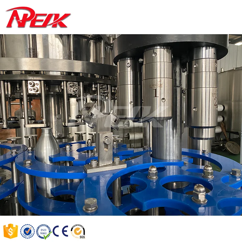 Glass bottle beer filling machine equipment/can filling production line