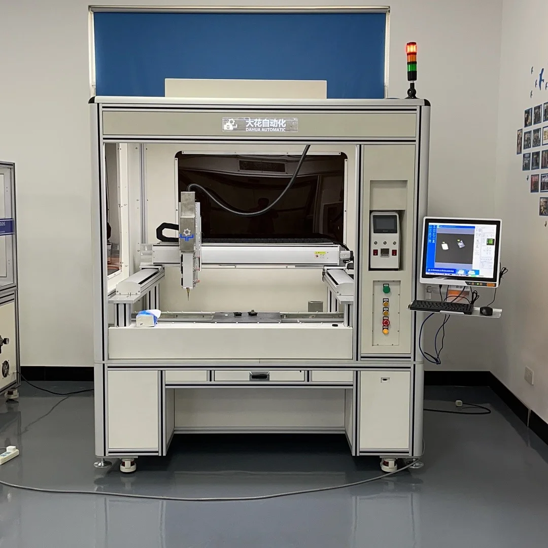 Vision Jetting Valve 3 Axis Automatic Pneumatic Benchtop SMT Glue Dispensing Robot