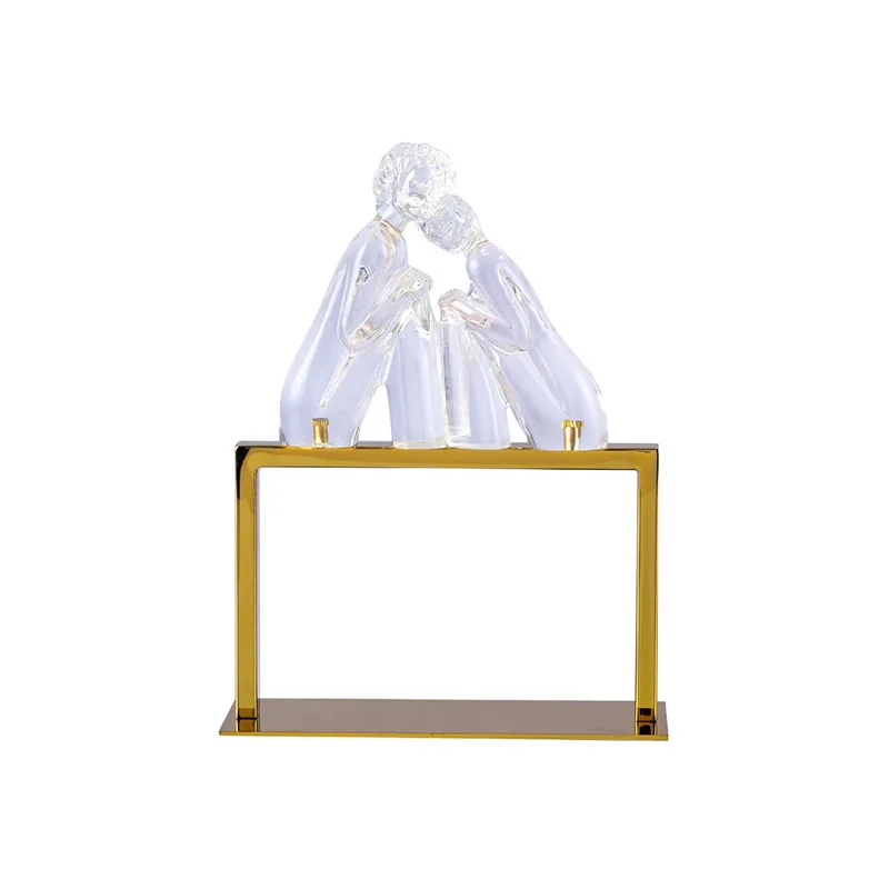Креативная гостиная чистая скульптура магазин украшения дома подарки прозрачные изделия из смолы