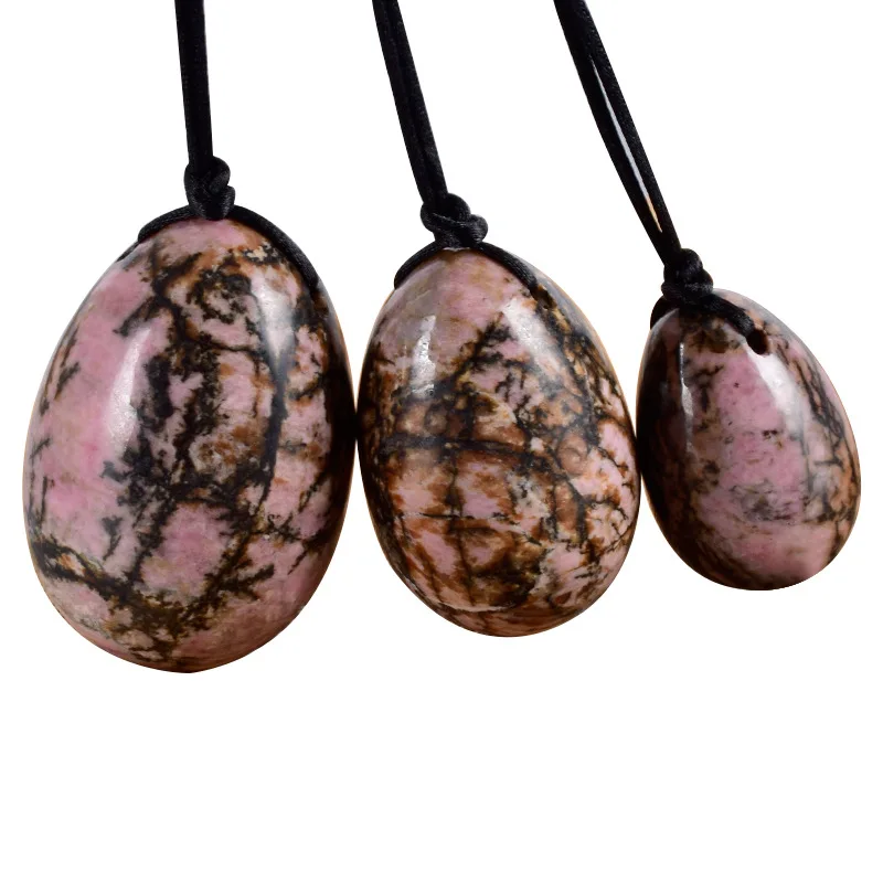 Unique Marbling Deluxe Yoni Eggs Set For Kegel Exercise Eggs Healing Stone to Train Pelvic Muscles