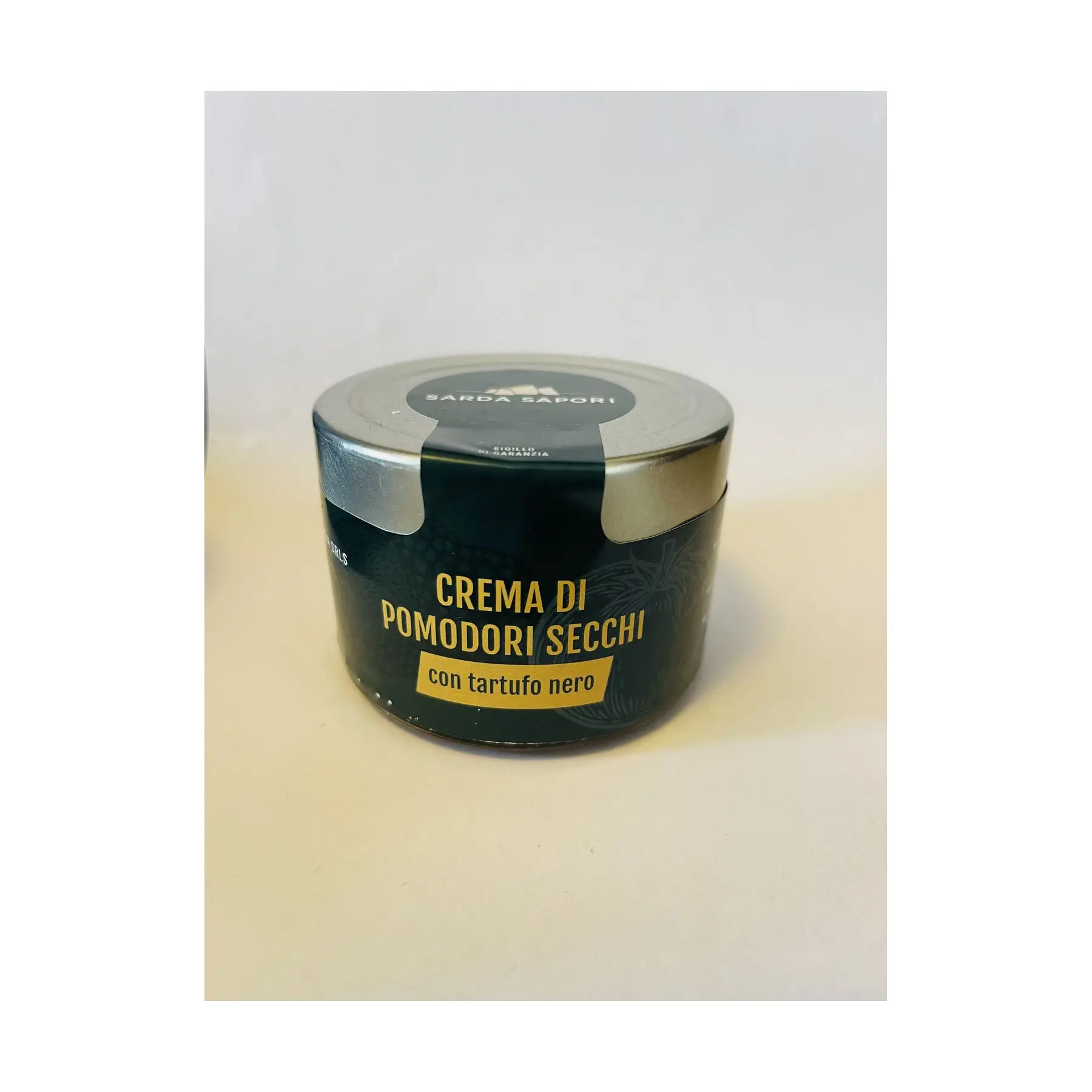 Luxurious Italian Experience - 200g Sun-Dried Tomato Cream With Black Truffle In Glass Jar | A Rich Italian Gourmet Experience
