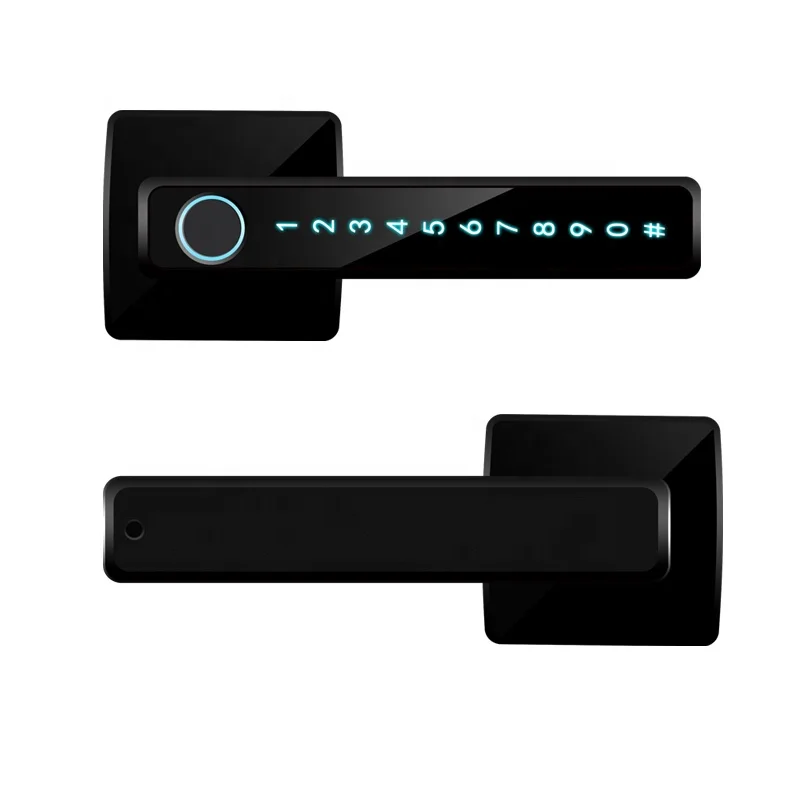 USA Popular Tuya Smart Wireless Electric Security Combination Locks for Home Wooden Doors