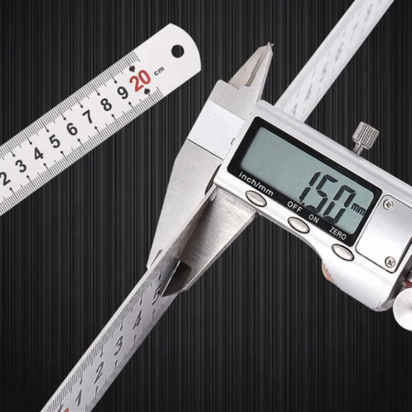 Directly manufacturer Customized Logo Measuring Different Sizes Stainless Steel Ruler