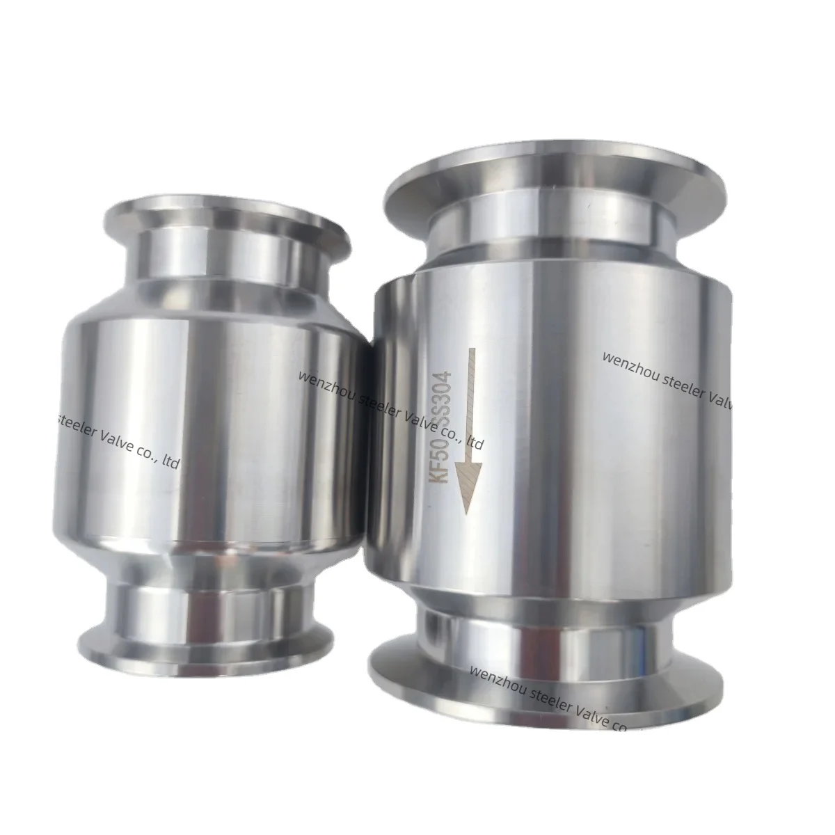 High quality Stainless steel SS304 Sanitary Integrated vacuum check valve