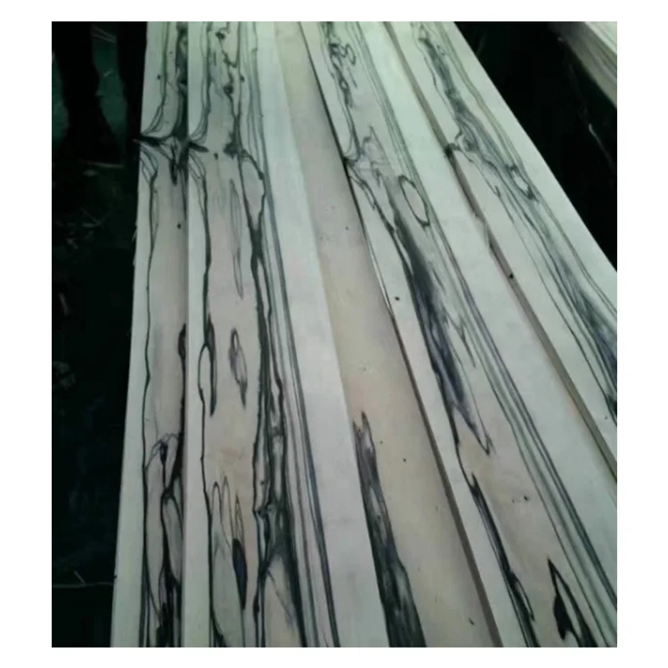 New Item crown Black And White Macassar Mexico Ebony Veneer sheet engineered wood veneer