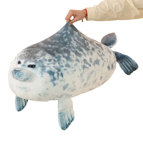 A201 Japan Osaka Seal Pillow Swimming Pool Popular Flexible Soft Seal Doll Decorative Toys Hugging Fat Pillow