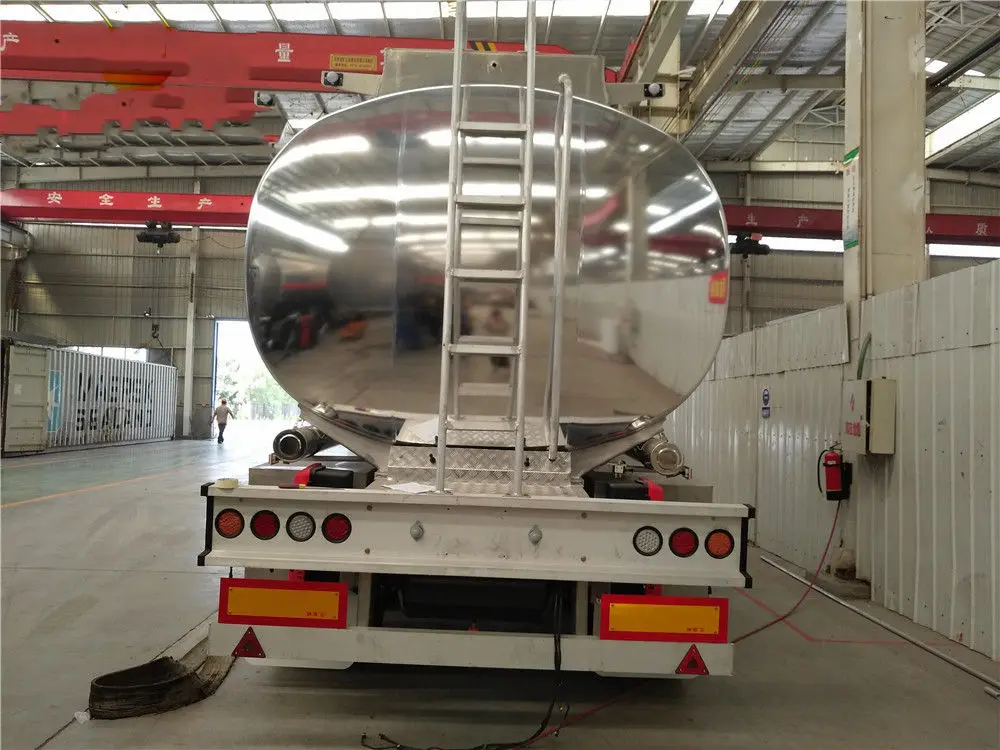 Hot Selling 3 Axles and 4 Axles  35000-60000 Liters Aluminum Alloy Oil Fuel Tanker Semi Trailer for liquid transport