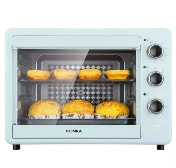 konka 1500w 32L Deck Oven Home Kitchen Convection Pizza Stove Cake Bread Bakery Comercial Baking Oven Electric (1600294838811)