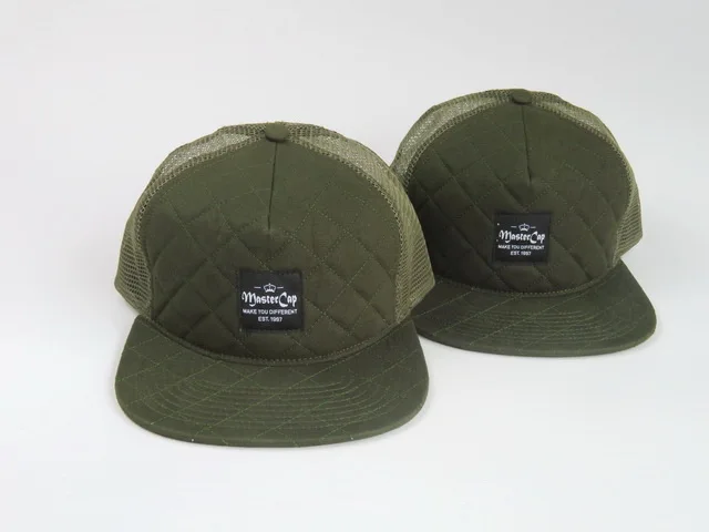 5-panel flat brim foam tucker cap mesh cap snapback cap