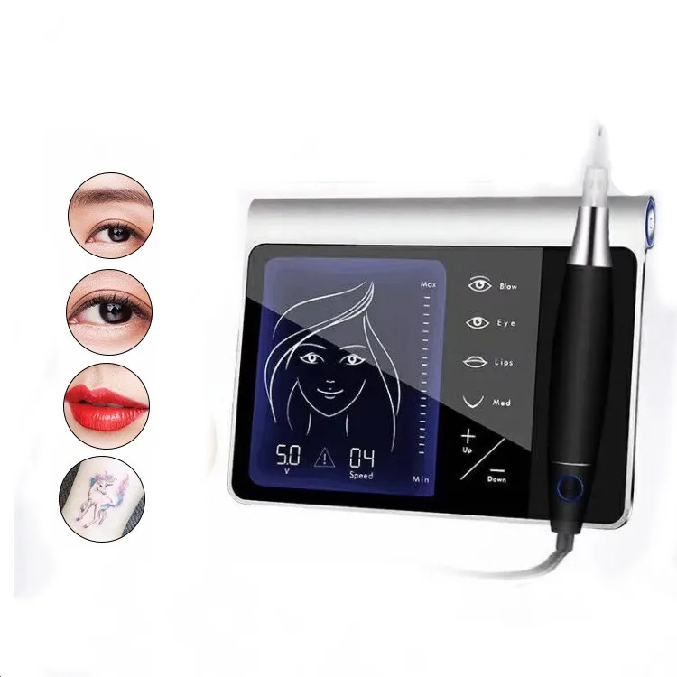 Hot Selling Professional  Microblade Digital Permanent Wireless Electric Lip Eyebrow Eyeliner Charm Princess Tattoo Machine  w