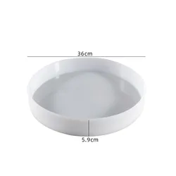 DIY Art Home Decoration Resin Table Molds Large Charcuterie Board Resin Mold Round Epoxy Table Mold for River Coffee Table