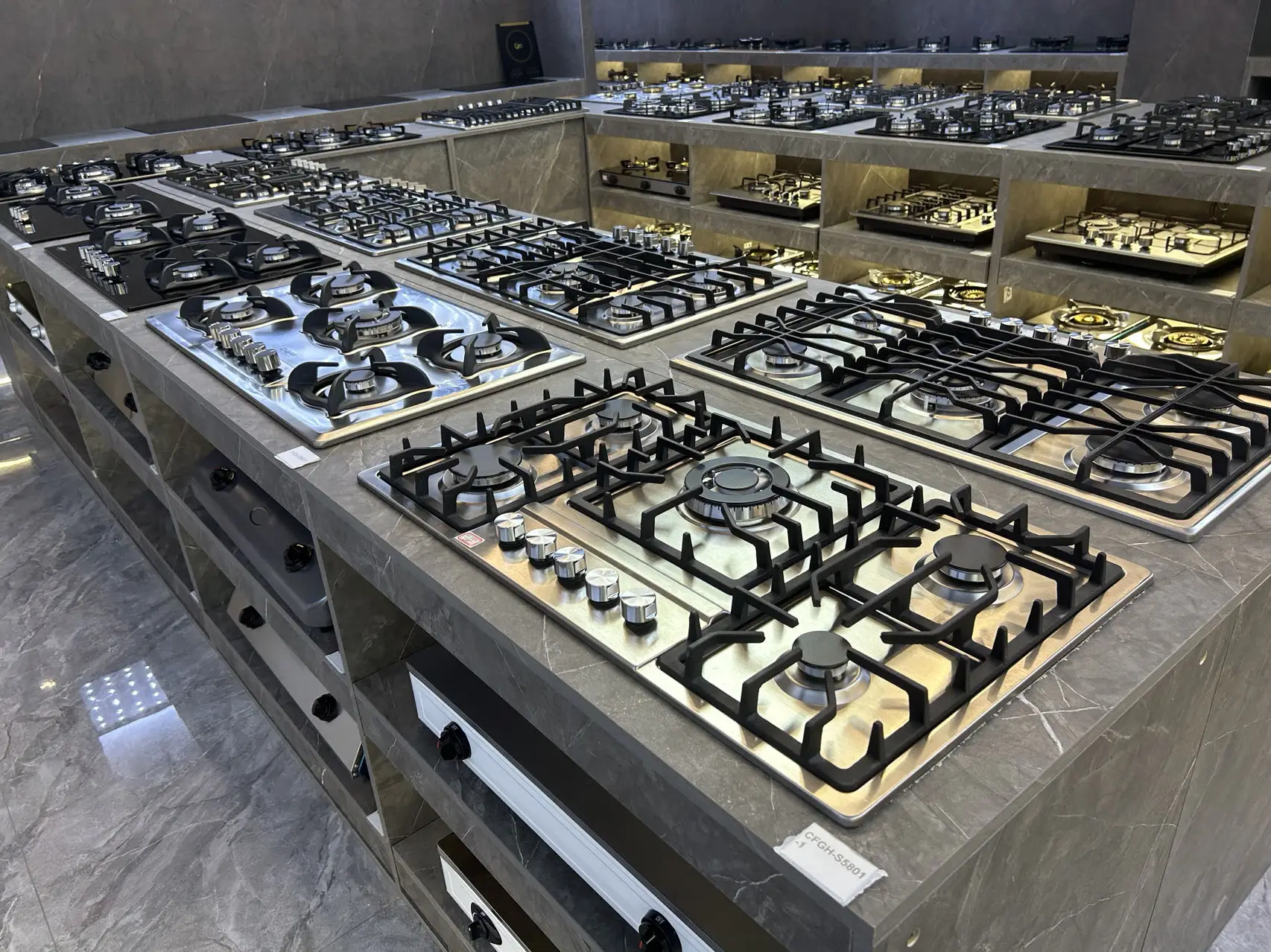 Household Kitchen Appliances Three Cooker Gas CookTop Stainless Steel Built in 3 Burner Gas Cooker Stove Hob